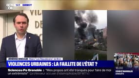 Violences urbaines: pour le maire de Bron, "ce qui s'est passé est absolument inqualifiable et intolérable"