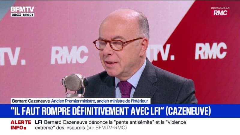 "Le principal adversaire est le RN", estime Bernard Cazeneuve