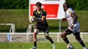 Oscar Jegou lors du match amical La Rochelle-Union Bordeaux-Bègles, le 10 août 2023