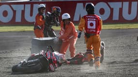 Jorge Martin est tombé lors de la course sprint du GP du Japon le 27 septembre 2025