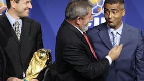 Romario en 2007 lors de l'attribution de la Coupe du monde au Brésil.