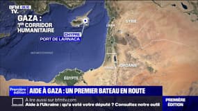 Un premier bateau chargé d'aide humanitaire est en route vers la bande de Gaza