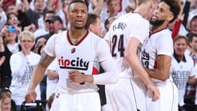 Damian Lillard, Mason Plumlee et Allen Crabbe