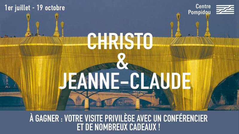 BFM PARIS Jeu concours Exposition Christo et Jeanne-Claude Paris ! 2020
