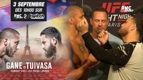 UFC Paris : La pesée de Gane et Tuivasa, à la veille de leur combat