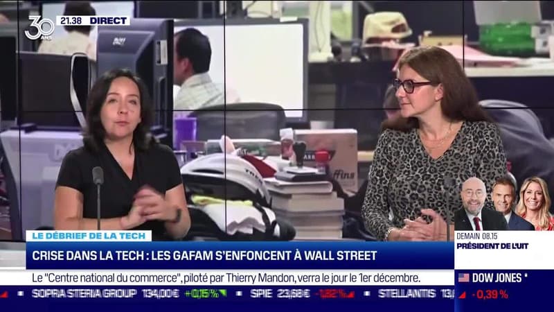 Crise dans la tech : les Gafam s'enfoncent à Wall Street - 31/10
