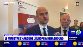 Strasbourg: Jean-Noël Barrot en visite au Centre Européen de la Consomation