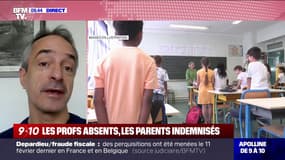 Profs absents, parents indemnisés: "À ce prix-là, l'État est gagnant", estime le porte-parole national de la Peep