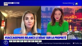 Agnès Evren, présidente de la Férération LR de Paris, dénonce un "aveuglement" de la Ville de Paris face à la "malpropreté" de la capitale