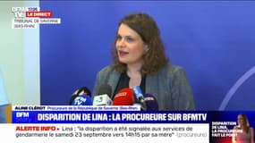 Disparition de Lina: "La mineure disparue n'apparaît pas sur les vidéos exploitées", indique la procureure de la République de Saverne, Aline Clérot