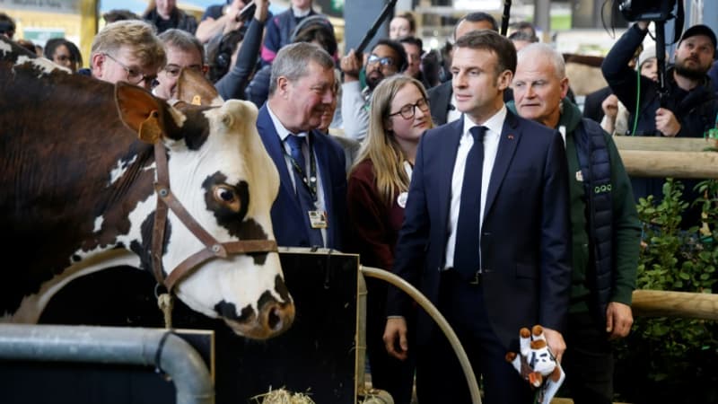 Macron juge que l'agriculture française 