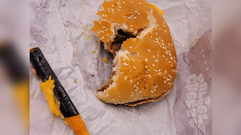 L'Alsacien avait retrouvé un crayon dans son burger