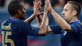 Florent Malouda et Franck Ribéry