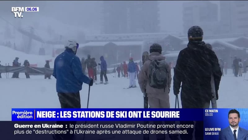 Regarder la vidéo Stations de ski: la neige s'invite en abondance à 48 heures de Noël