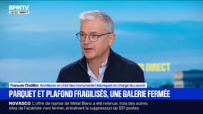Fermeture d'une galerie du Louvre: "On prend une mesure de précaution", assure François Chatillon, architecte en chef des monuments historiques en charge du Louvre