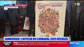 Dunkerque: l'affiche du carnaval 2025, réalisée par Samuel Bernard, a été dévoilée