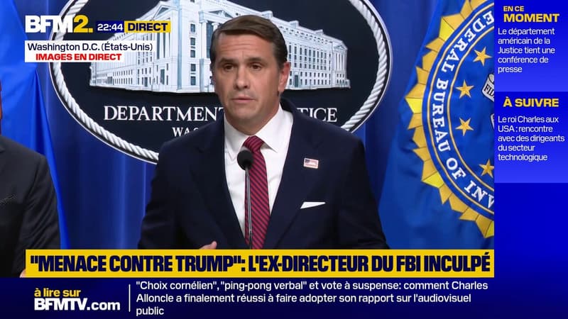 "Le gouvernement aura des preuves": l'ex-directeur du FBI James Comey inculpé de "menace contre la vie" de Donald Trump