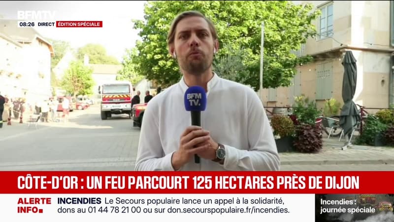 L'incendie de Couchey, en Côte-d'Or, a parcouru plus de 140 hectares