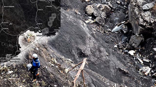 Le directeur du BEA a donné des éléments permettant de retracer précisément le parcours de l'A320 de Germanwings.