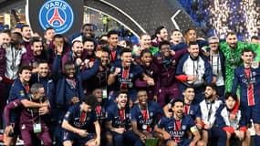 Le PSG face à Monaco lors du Trophée des champions, le 5 janvier 2024