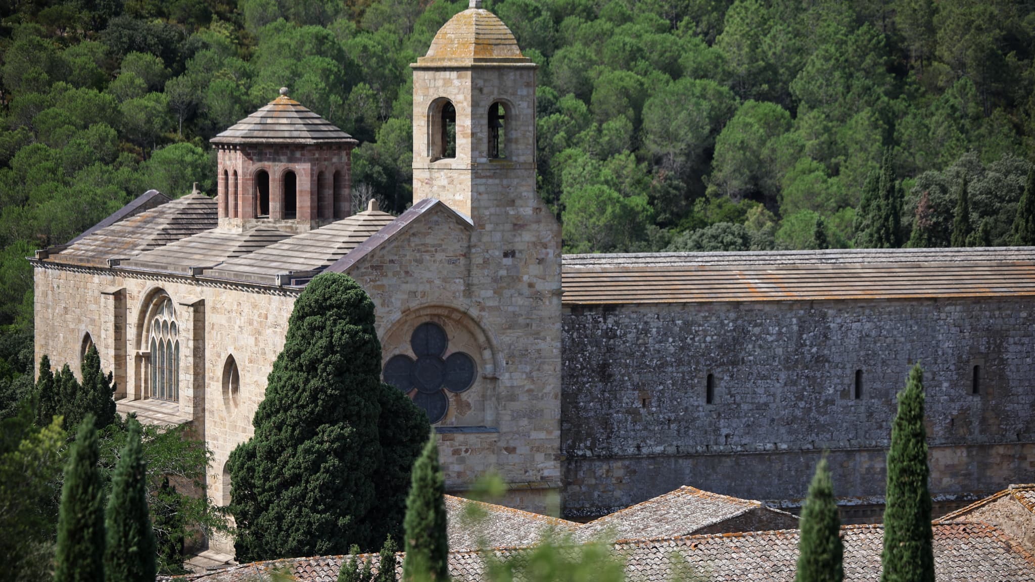 L'abbaye cistercienne de Fontfroide, dans l'Aude, le 11 août 2026. L'abbaye cistercienne de Fontfroide, dans l'Aude, le 11 août 2026.