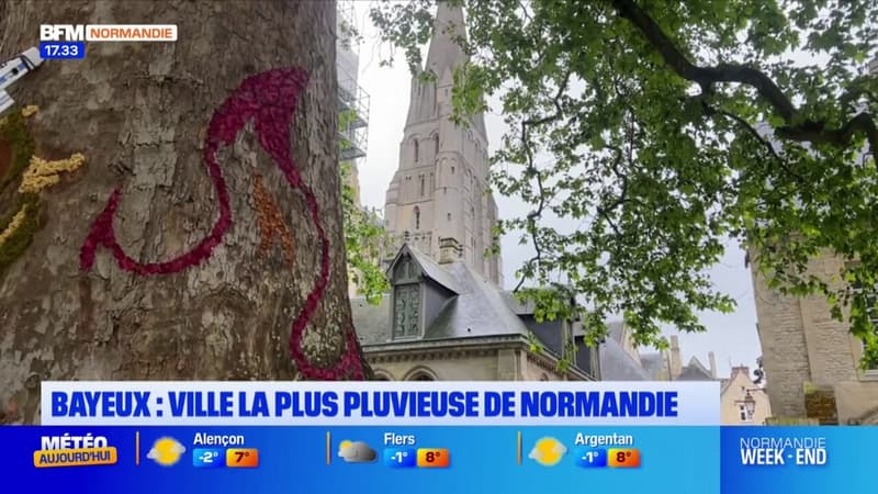 Bayeux: ville la plus pluvieuse de Normandie