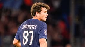 Le milieu de terrain du PSG Joao Neves, 23 août 2024