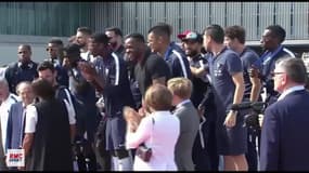 Équipe de France : La fête des Bleus à leur arrivée à Roissy Charles-de-Gaulle
