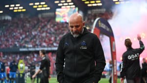 Jorge Sampaoli avec l'OM, le 14 mai 2022