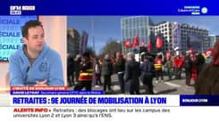 Retraites: 9e journée de mobilisation à Lyon