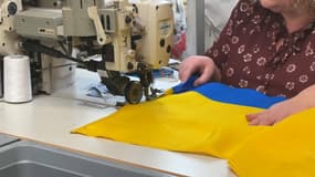 Une entreprise nordiste croule sous les commandes de drapeaux ukrainiens