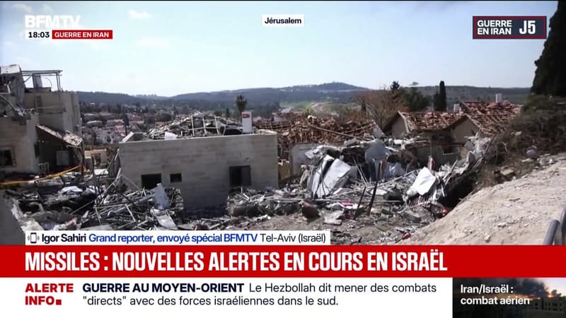 Guerre au Moyen-Orient: de nouvelles alertes en cours en Israël