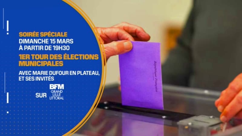 Soirée électorale dimanche sur BFM Grand Lille et Littoral