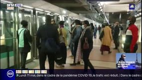 A Paris, les usagers craignent une trop grande affluence dans les transports en commun lundi