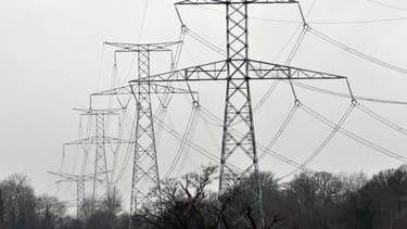 Une ligne électrique à très haute tension.