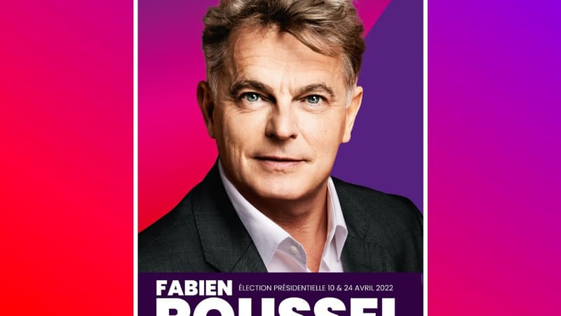 Affiche de campagne de Fabien Roussel
