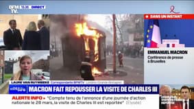 Charles III: les Britanniques sont peu surpris par le report de la visite du roi en France