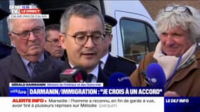 Loi immigration: "Je crois à un accord qui se rapprocherait du texte du Sénat", affirme Gérald Darmanin