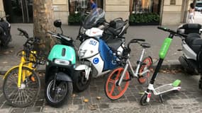 Vélos, scooters ou trottinettes en libre-service ont fait leur apparition à Paris ces derniers mois. 