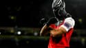 Aubameyang célébrant un but masqué face à Rennes en 2019