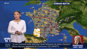 La météo pour ce lundi 8 janvier 2018