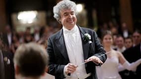Le chef d'orchestre Semyon Bychkov au Wiener Musikverein à Vienne, en Autriche, le 19 janvier 2017.