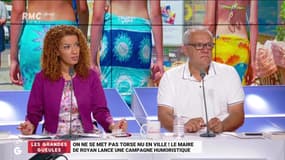La GG du jour : On ne se met pas torse nu en ville ! Le maire de Royan lance une campagne humoristique - 18/07