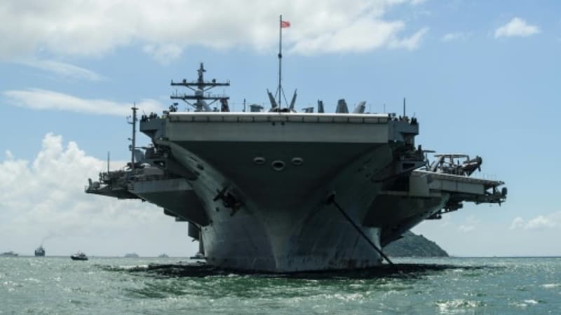 Le porte-avions américain Ronald Reagan
