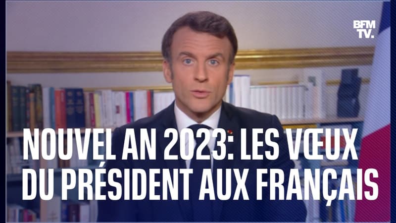 Les vSux aux Français d'Emmanuel Macron pour l'année 2023