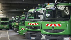 Huit camions poubelle ont été détruits par le feu à Wissous, dans l'Essonne (illustration)