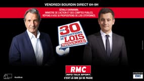 Gérald Darmanin répond aux "30 propositions de lois citoyennes" sur RMC