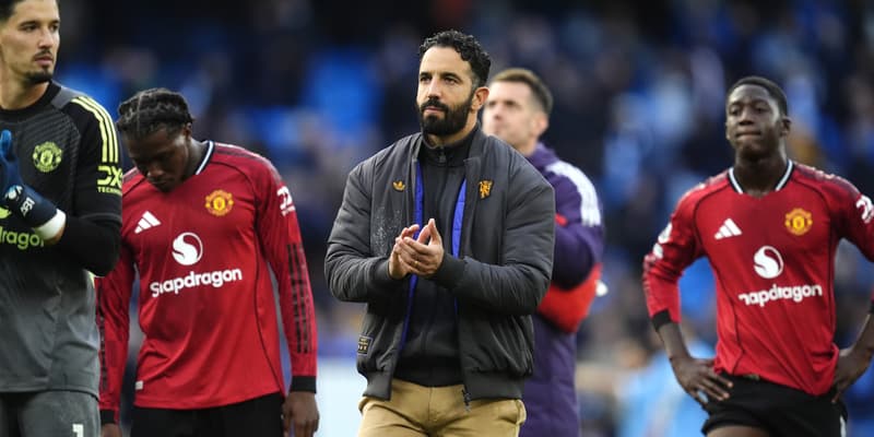Ruben Amorim après la défaite de Manchester United sur le terrain de Manchester City (3-0, Premier League), le 14 septembre 2025