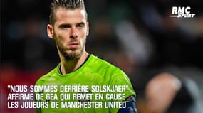 "Nous sommes derrière Solskjaer" assure De Gea qui remet en cause les joueurs de Manchester United