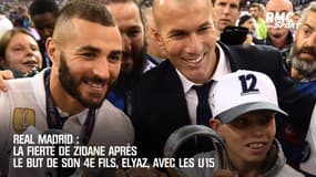 Real Madrid : La fierté de Zidane après le but de son 4e fils, Elyaz, avec les U15